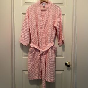 Charter Club Pink Waffle Knit Robe